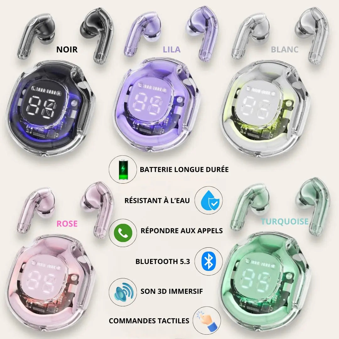 Ecouteurs sans fil - Acefast T8™ 1st Horizon