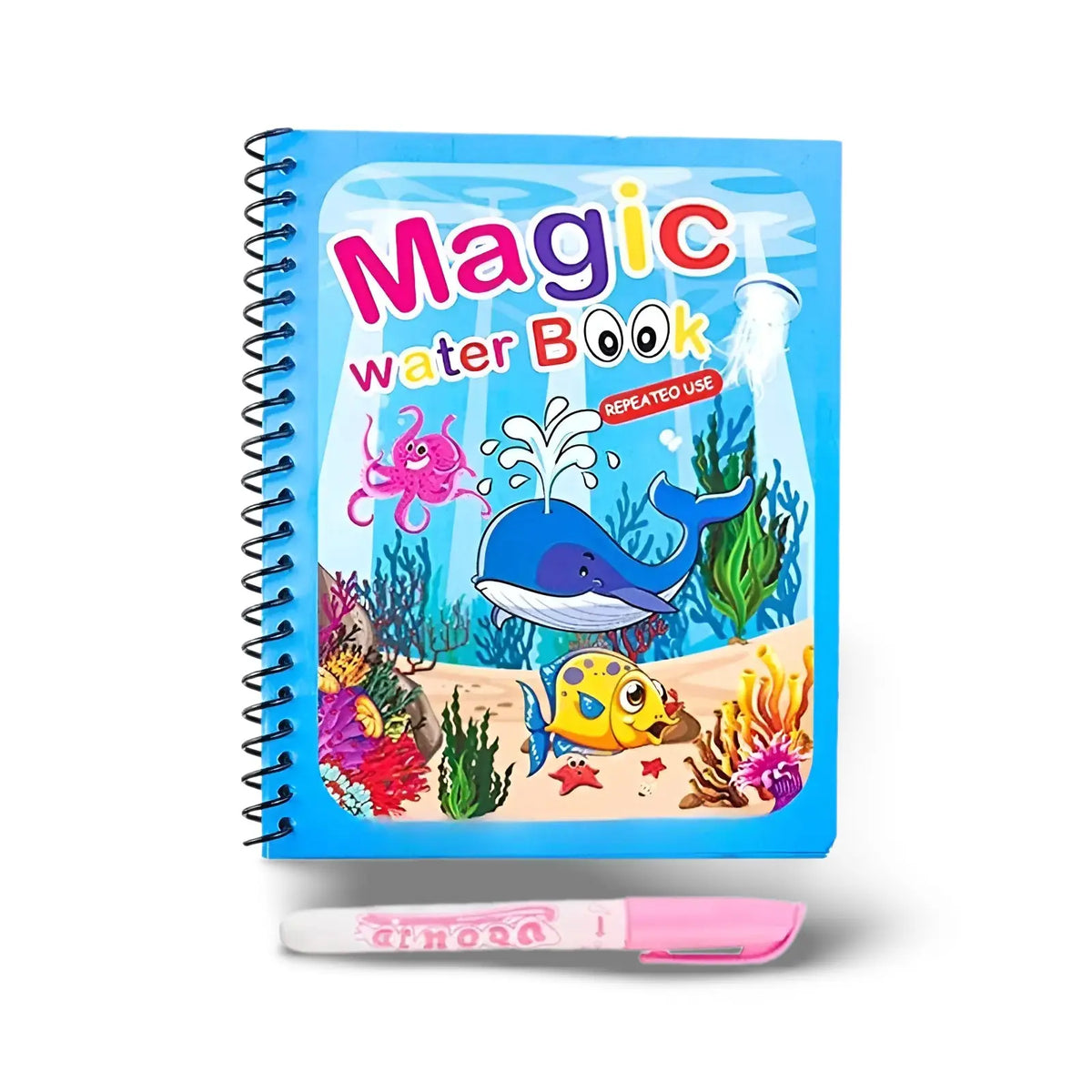 Livre de coloriage magique réutilisable - Montessori - Dessin à l'eau Livre de coloriage magique réutilisable - Montessori - Dessin à l'eau